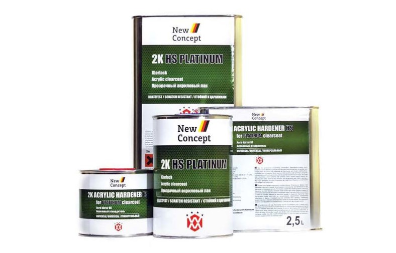 ПРОЗРАЧНЫЙ АКРИЛОВЫЙ ЛАК <span>2К HS PLATINUM</span>